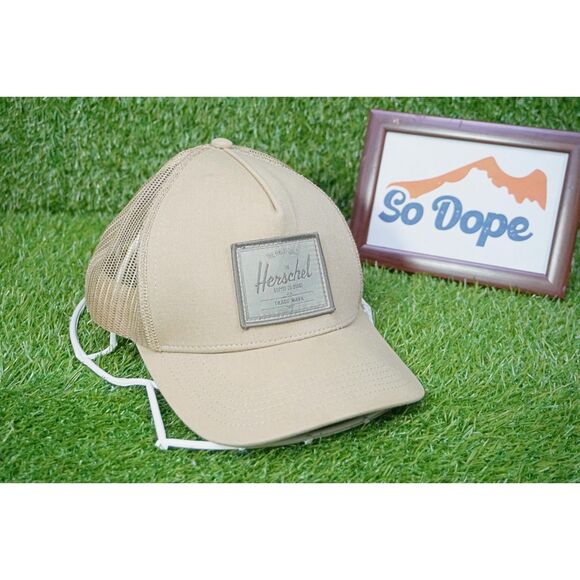 Herschel Supply Tan Trucker Hat - OSFA - Picture 1 of 6